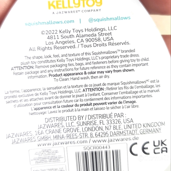 🎄 YARA 🐾 Rainbow Yeti w ❄️ Christmas 2022 Original Squishmallow ☆ NWT ☆ - Picture 5 of 8
